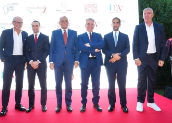 Representantes de la Fórmula 1 en un evento en Madrid