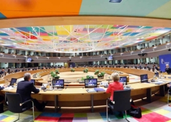 Reunión del Consejo de la Unión Europea con representantes de varios países